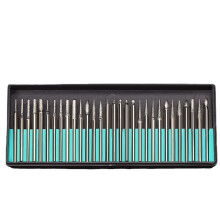 30-teiliges Diamantbohrer-Set für Nagelfeile 2,35 mm Schaft