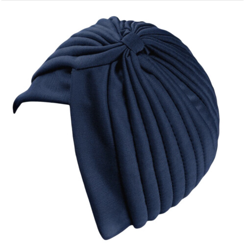 Kjemohodeplagg, myk lue for kreftpasienter NavyBlue