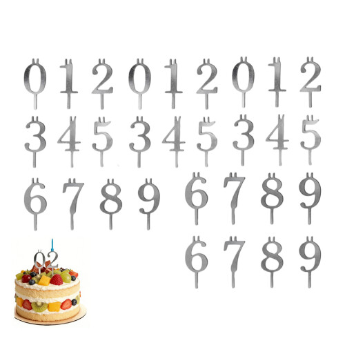 Multiple Purpose Numeral Cake Candle Stand For Distinct Cakes-3