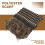 Unisex Scarf Polyester  Plaid Tassel Arab Desert Shemagh,Beige 2