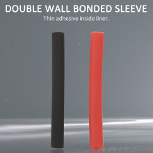 270Pcs 3: 1 Shrink Ratio Dual Wall Adhesive Lined Heat Shrink Tubing Tube 6 Size 2 Color KIT Black Red