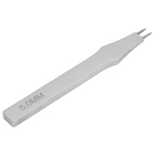 Leather Pricking Iron 5mm 2 Teeth High Speed Steel Punch Tool