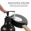 Back Lotion Applicator with Long Handle and 1 Replaceable Pads, Ideal for Young People and the Elderly-Black. 1