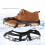 Robuste Stahlspikes - Steigeisen Black M 4