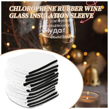 12 STÜCKE Sublimation Leerzeichen Wein Glas HüLse Neopren Wein Glas Isolator Abdeckung für Glas Sublimation Ornamente Lieferungen