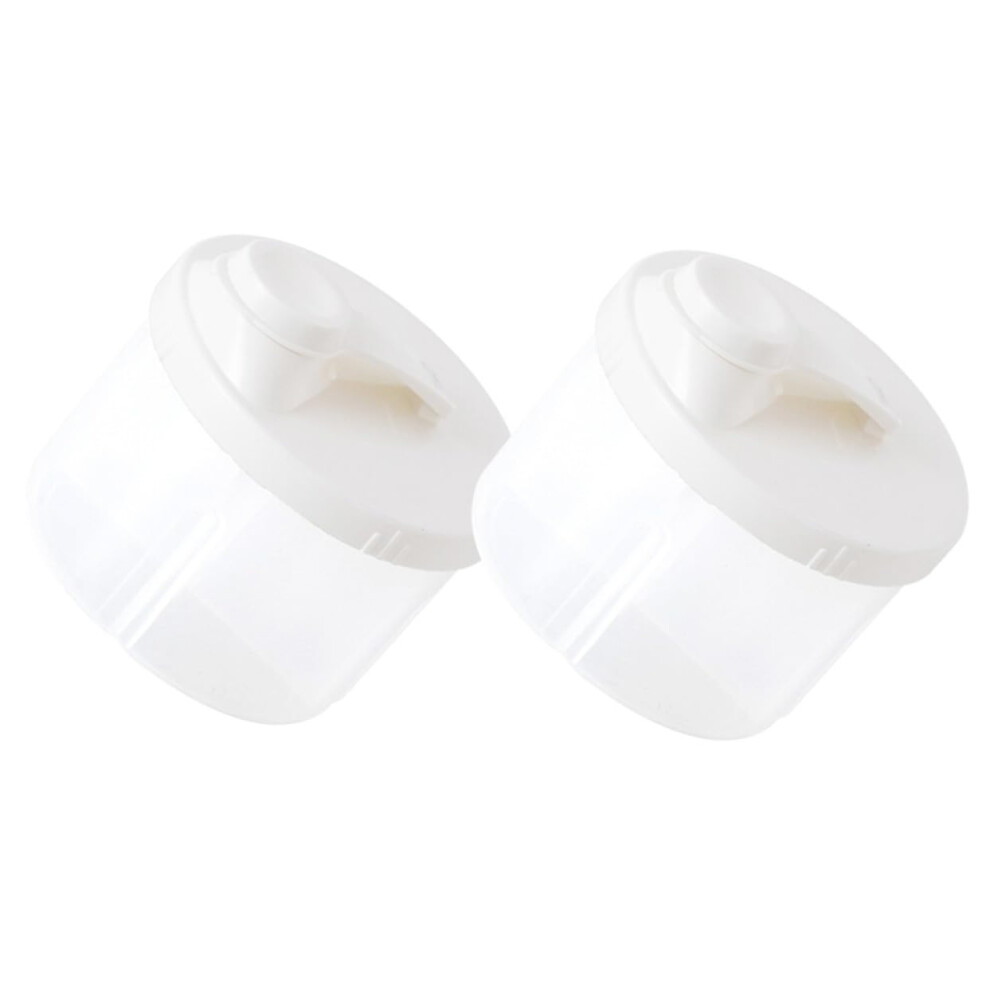 Baby Formula Dispenser Set with FourCompartment Rotation for Travel Baby Feeding and Milk Powder Storage