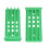 4Pcs Green Pigeon Leg Ring Stand | 4 Column Wall-Mounted Durable Plastic 1
