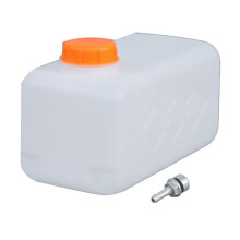 5L Air Parking Heater Fuel Tank Oil Storage with Oil Nozzle for Car Truck Caravan Fuel Oil Tank White+Yellow