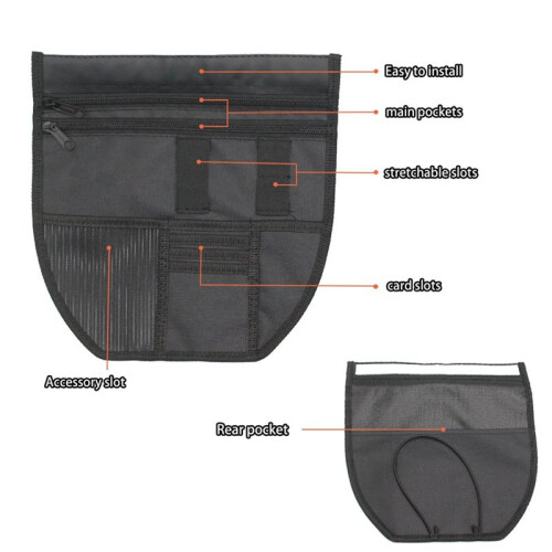 For  NMAX 155 V1/V2 Motorcycle Scooter  Bag Under  Organizer Document Small Object Storage Bag 2