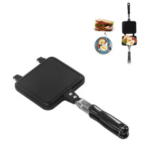 Double Sided Non Stick Frying Pan 35x15cm for Breakfast & Sandwiches