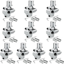 10Pack BPV-31 Piercing Valve Tap Valve Kits Adjustable for Air Conditioners HVAC 1/4 Inch,5/16 Inch,3/8 Inch Tubing