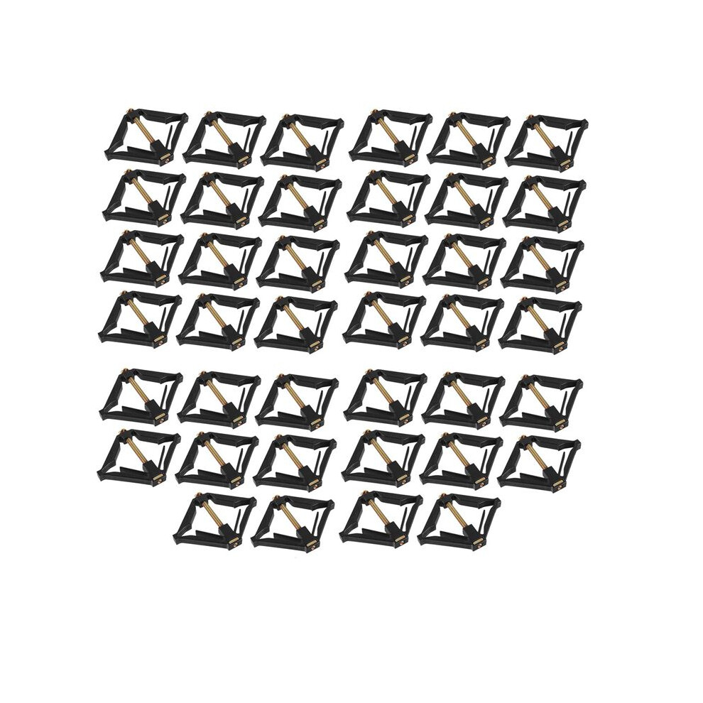 40Pcs Cassette Repairer 86Mm Dark Box Repair Screw Plug Old Socket Boxes Replacement Fixed Wall Repair Box 4714166307977