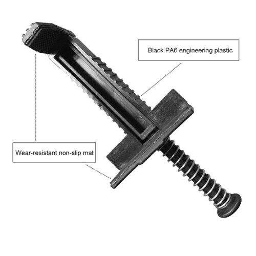 Brick Leveling  Runner Bricklaying Measuring Drawing Leveler Construction Masonry Building Wire Puller Tools, Black 2