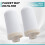 Faucet Water Filter Cartridges, Hima 2 Pack 8-Layer Cleaning Universal Deep Sea Diatom Earth Ceramic Filter 2