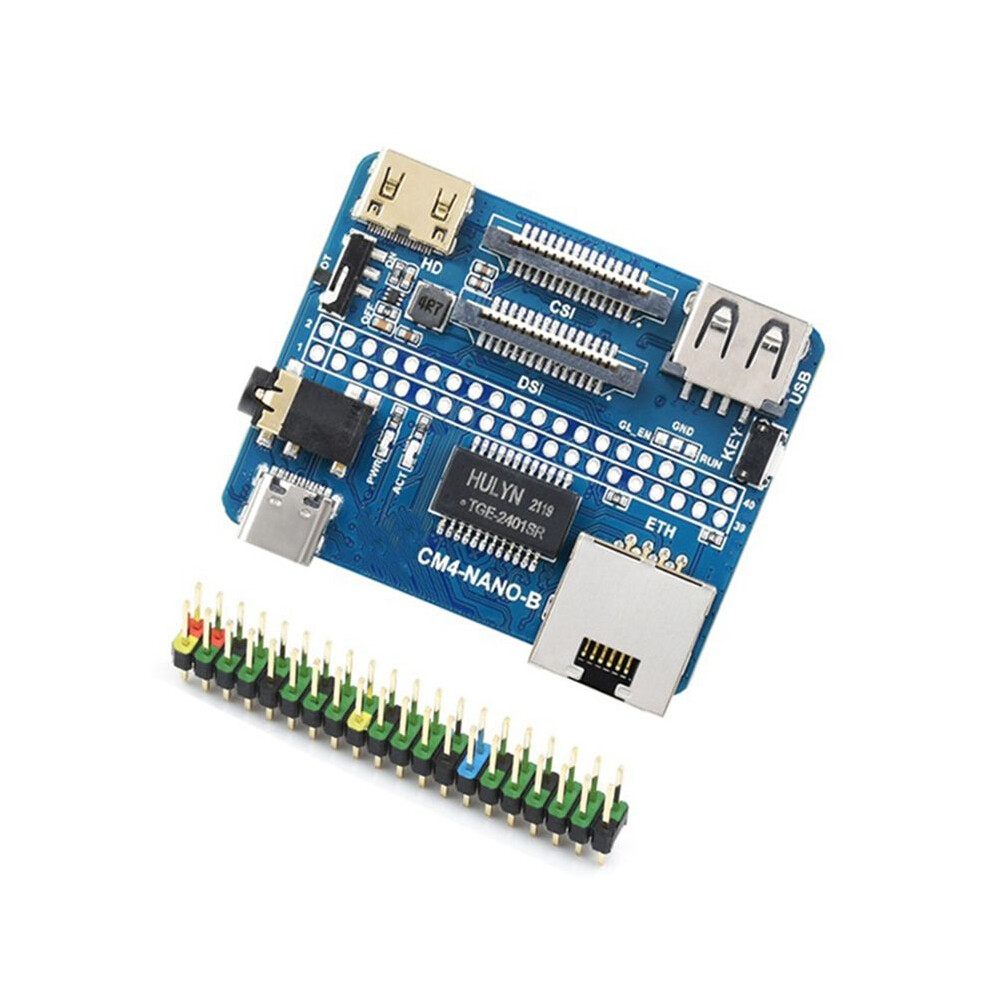 For Raspberry Pi Cm4 B Expansion Board Gigabit Rj45 Port 4K 30Fps 40Pin Gpio For Raspberry Pi Compute Module 4 4712801176025
