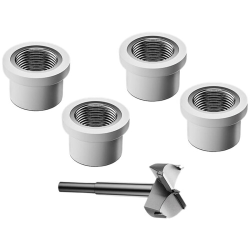 5pcs 26.5mm Boring Drill Bit Thread Fitting for 1/2inch PPR Water Pipes Repair Tools Accessories Workshop Power Tools 2