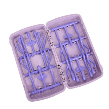 Bottle Drying Rack with Removable Drain Tray, Foldable Pegs, Compact Baby Bottle Dryer for Travel