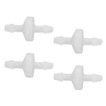 12PCS PP Aquarium Check Valve 5.1mm Ozone & Oil Resistant One Way