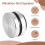 Portable   Speaker Turns Anything Into A Speaker Wireless Bone Conduction Induction Vibration (Silver) 4