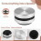 Portable   Speaker Turns Anything Into A Speaker Wireless Bone Conduction Induction Vibration (Silver) 6