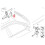 3X for- 3 Series E90 E91 E92 E93 Diagnostic Plug Cover OBD Black LHD Panel Decorative Cover 51437147538 6