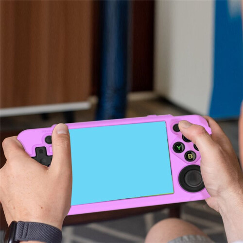 Game Console Protective Case for ANBERNIC ANBERNIC RG35XX H Open Source Handheld Console Silicone Protective Case,C 2