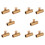 Soppressore Silenziatore Wolfe Tono Tono Wolfe Rame Rame Violoncello 10 Pezzo per Violoncello Oro 1