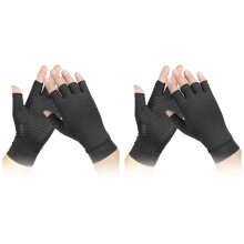 4X Arthritis-Kompressionshandschuhe Kupferfaser-Komfort-Arthritis-Handschuh für Rheumatoide Arthritis Karpaltunnel-Therapie-Handgelenk