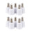10 Pcs E14, E27 Adapter Base Screw LED Light Bulb Bulb Socket Converter, White 2