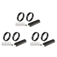 3X Kit D'Anneaux de Lunette de Guidage pour DiamèTre de Tube de TéLescope ou Viseurs de 43 mm à 70 mm pour L'Astrophotographie