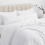 Imperial Rooms (White, Single) Plain Duvet Cover Single Double King Bed Set Quilt 3