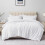 Imperial Rooms (White, King) Plain Duvet Cover Single Double King Bed Set Quilt 2