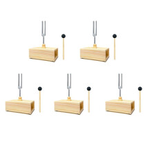 5X 432 Hz Tuning Fork with Resonance Box,for Sound Healing,Tuning Fork Resonance Teaching, Hearing Tests, Meditation