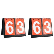 2X Score Keeper 0-9 Pro Set - over the Net and Portable Tennis Basketball Volleyball Football Table Tennis
