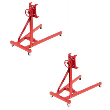 2X Bracket Engine Stand for 1/10 RC Crawler Car TRX4 Axial SCX10(Remote Control Car Simulation Toy Model),1