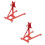 2X Bracket Engine Stand for 1/10 RC Crawler Car  TRX4 Axial SCX10(Remote Control Car Simulation Toy Model),1 1
