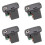 4X ABS 9V Gitarr Pickup BatteriväSka Box för Elektrisk Akustisk Gitarr Bas FöRvaringslock Byte 1
