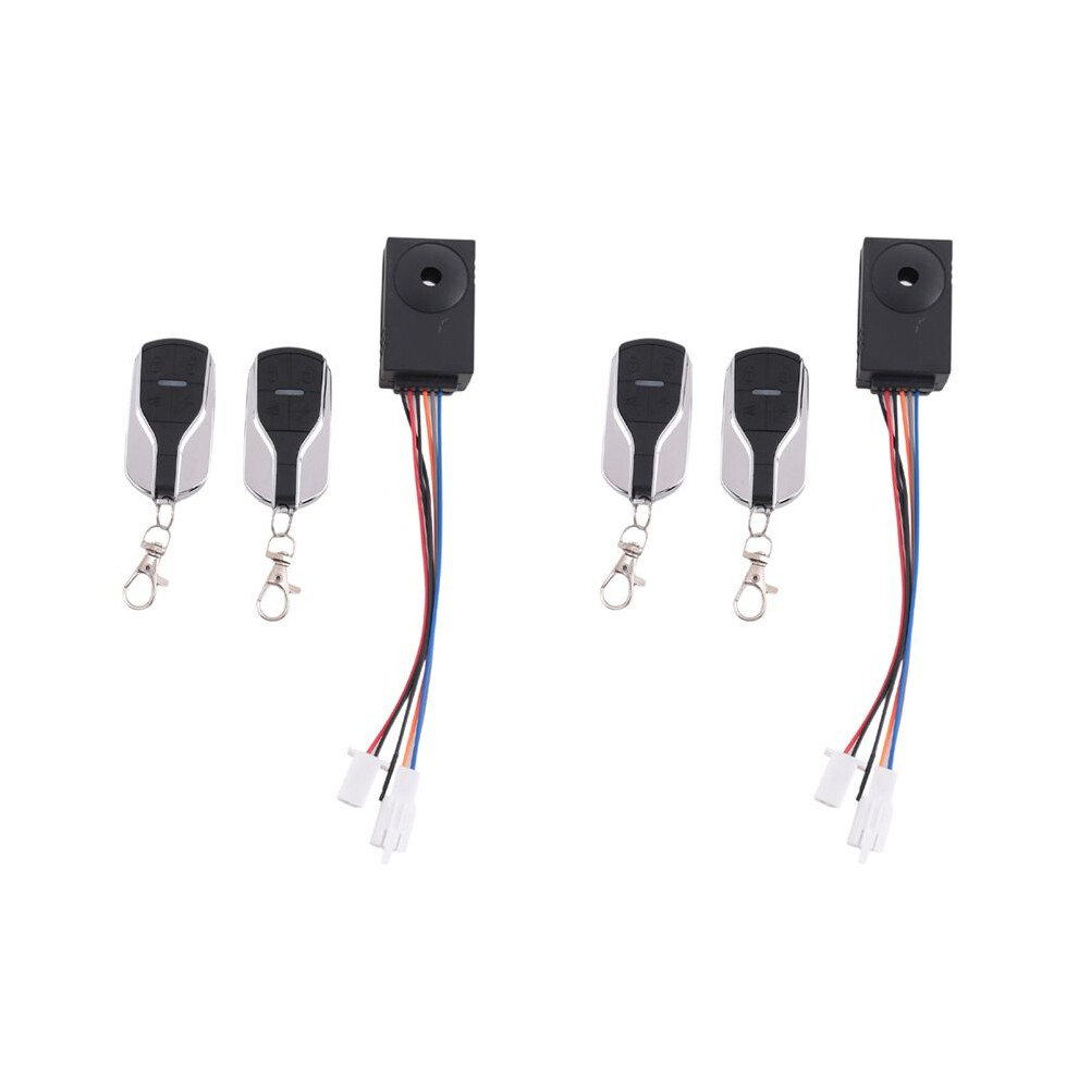 2X Ebike Alarm System 36V 48V 60V 72V With Two For Electric Bicycle/Scooter Ebike/Brushless Controller 6032593471978