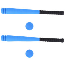 2X Foam Baseball Bat with Baseball Toy Set for Children Age 3 to 5 Years Old,
