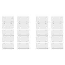 20Pcs Sublimation License Plate Blank Heat Thermal Transfer Sheet Car License Plate Tag for Car Decoration Custom,12X6In