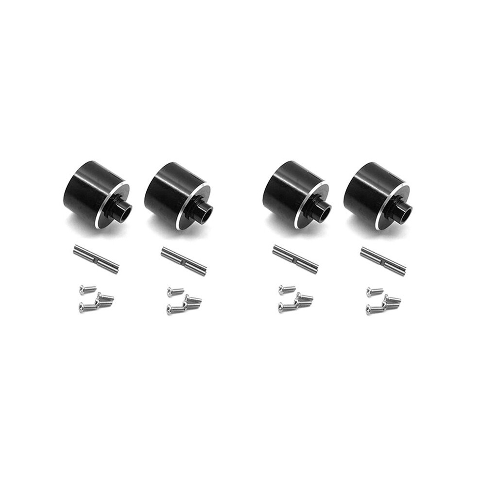 Photos - Parts for Drones & RC models 4Pcs Metal Differential Case Diff Housing for 144001 144010 124007 124016 124018 124019 RC Car Upgrade Parts