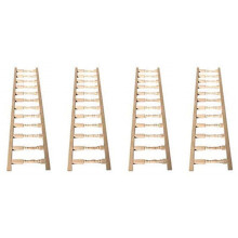 4X 1:12 Dollhouse Miniature Furniture Fence Handrail House Fence Decoration Accessories