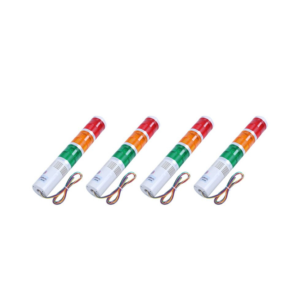 4X Ac/ 24V Led Lamp Industrial Tower Signal Light Red/Green/Yellow 6031122936285