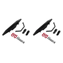 2X Paraurti Anteriore Nel Metallo per MN D90 D91 D96 D99S MN90 MN99 MN99S 1/12 RC Accessori per Ricambi Auto, Nero