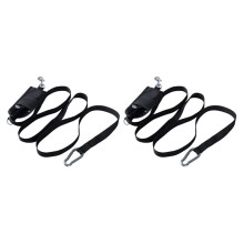 2X Corde de Plongée 220 CM Sac de Jet de Plongée Technique Sécurité Plongeurs Buddy  Plaque Arrière Sangle Suspendue avec Crochet En Acier