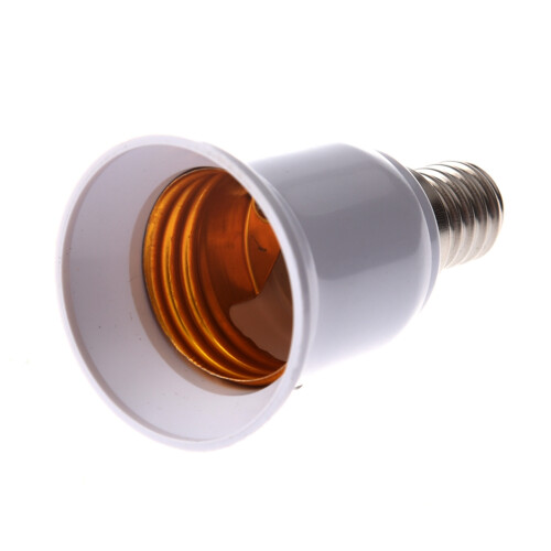 2X E14-E27 LED Light Lamp Screw Bulb Socket Adapter Converter