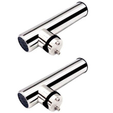 2X Support de Support de Support de Canne Une PêChe de Bateau D'Acier Inoxydable de Matériel pour Le Rail 19-25mm