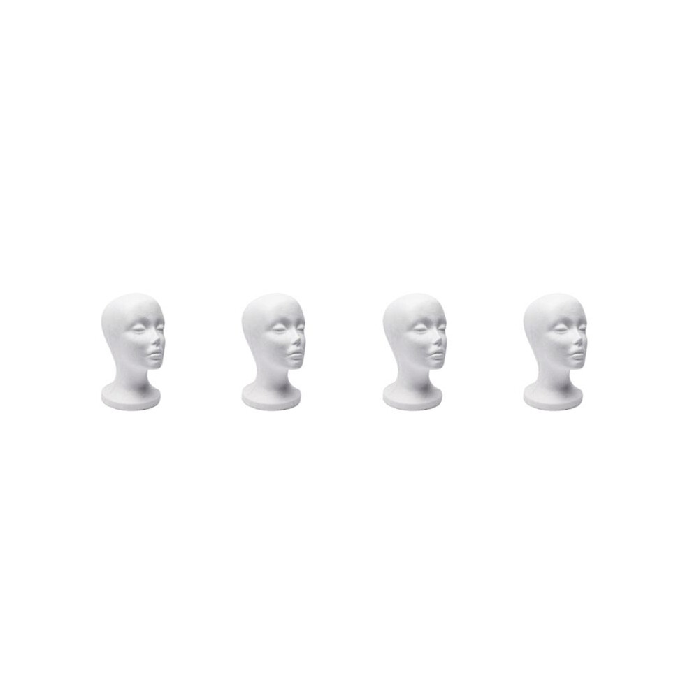 Tlily 4X Foam Mannequin Model Sunglasses Eyeglass Stand Hat Cap Display Holder Headset Mannequin Display Stand Rack