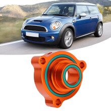 CNC Aluminum Blow-Off-Ventil BOV Adapter für Mini Cooper & Peugeot 2007-2012 Orange