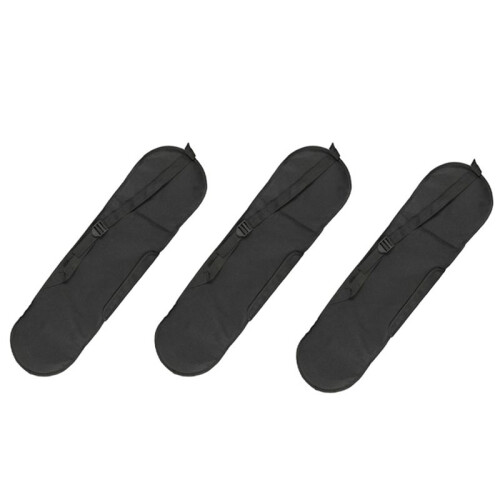 3X Travel Carry Bag Deck Protection Outdoor Zipper Skateboard Backpack Handle Adjustable Strap 1